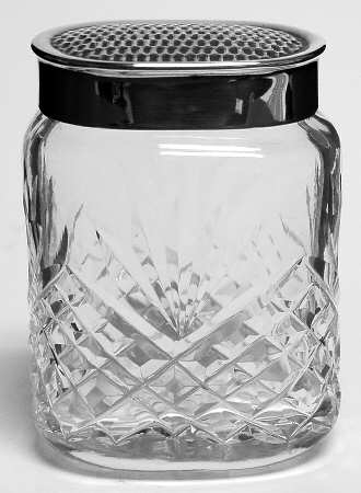 Vanity Oval Jar & Metal Lid