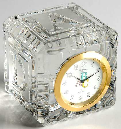 Baby Collection Baby Block Clock