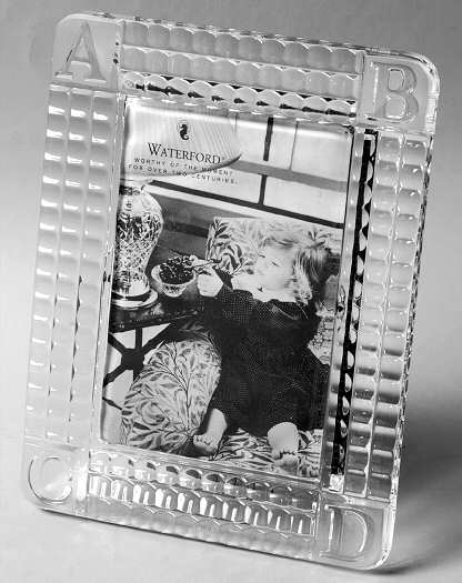 Baby Collection Frame-Holds 4" X 6" Photo by Waterford Crystal