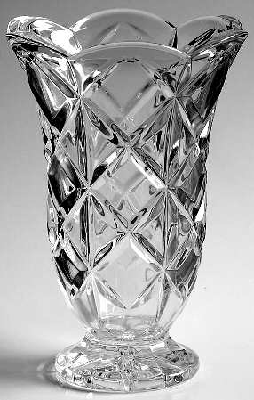 Vases and Urns 8" Flower Vase by Waterford Crystal