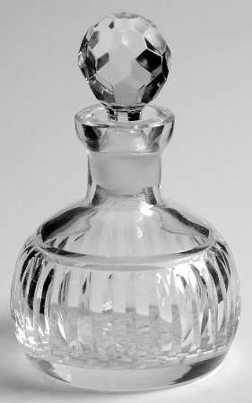 Vanity Round Perfume Bottle & Stopper