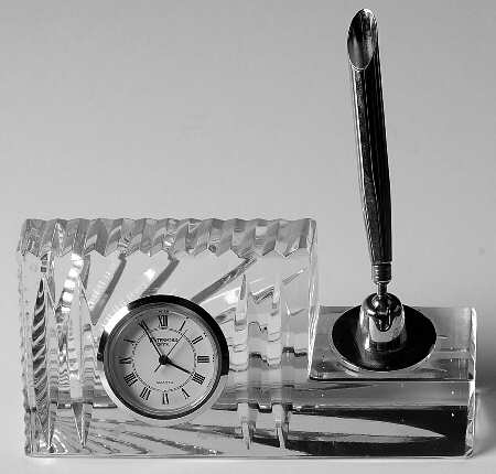 Clocks Clock & Pen Holder Combo