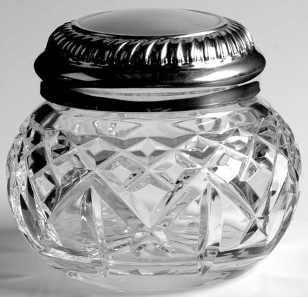 Vanity Powder Jar & Lid