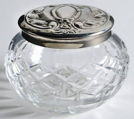 Vanity Powder Jar & Lid