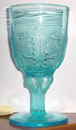 Maple Leaf Blue by L G Wright Glass