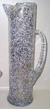 Golden Brocade Martini Pitcher