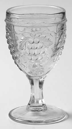 Grape Clear by L G Wright Glass