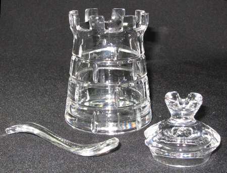 Castle Mustard & Lid with Spoon