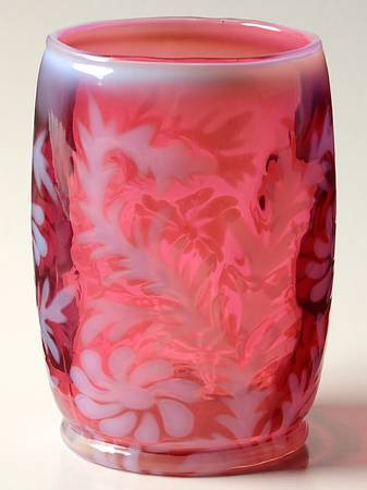 Daisy & Fern Cranberry 10 Oz Flat Tumbler