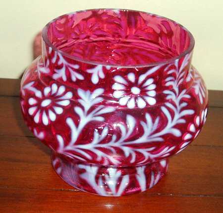 Daisy & Fern Cranberry Apothecary Jar No Lid