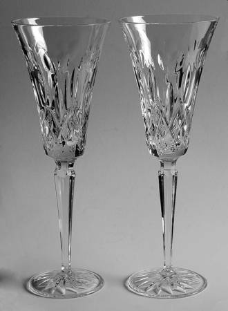 I Love Lismore (Set of 2) Toasting Fluted Champagnes
