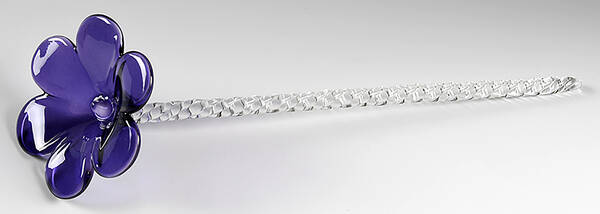 Fleurology Pansy Glass Flower by Waterford Crystal