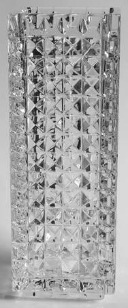 Fleurology 12" Square Vase by Waterford Crystal