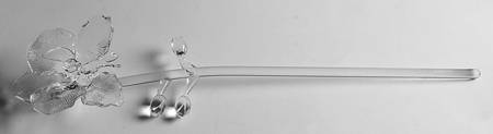 Fleurology Orchid Glass Flower by Waterford Crystal