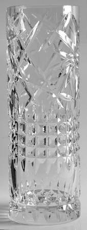 Fleurology 15" Cylindrical Vase by Waterford Crystal