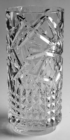 Fleurology 12" Cylindrical Vase by Waterford Crystal