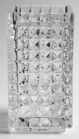 Fleurology 8" Square Vase by Waterford Crystal