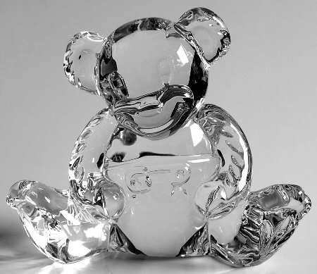 Tender Animals Clear Teddy Bear