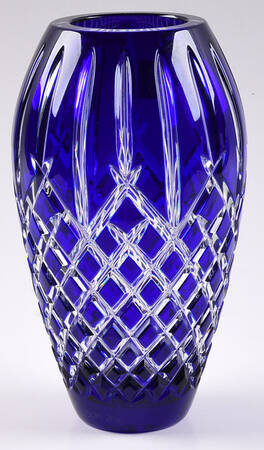 Araglin Prestige (Cased Cobalt) 9" Flower Vase
