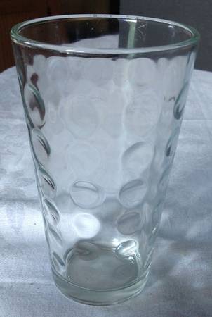 Dimpled Tall Flat Tumbler
