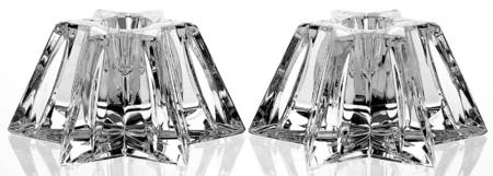 Star Candlestick Single Light 2" (Set of 2)