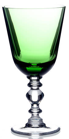 Fanny Green Water Goblet
