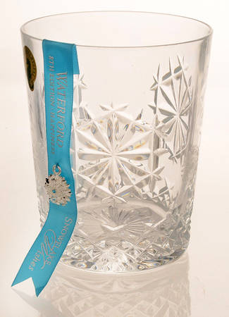 Snowflake Wishes (No Box)Happiness DbOld Fashioned w/Bracelet Charm by Waterford Crystal