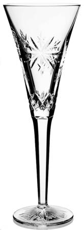 Snowflake Wishes Love Fluted Champagne No Charms