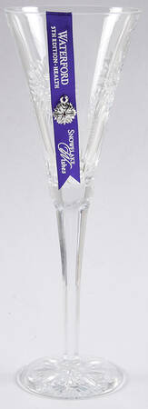 Snowflake Wishes Health Fluted Champagne w/Bracelet Charm by Waterford Crystal