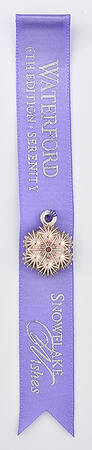 Snowflake Wishes Serenity Wine Charm