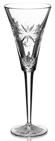 Snowflake Wishes Serenity Fluted Champagne No Charms