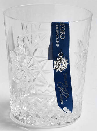Snowflake Wishes (Boxed)Friendship Dbl Old Fashion w/Bracelet Charm by Waterford Crystal