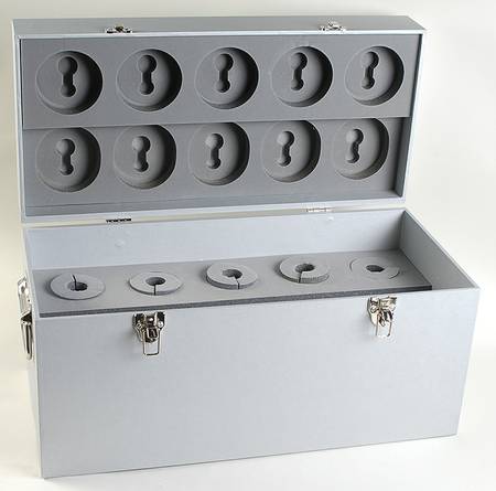 Snowflake Wishes Wood Case for (10 Piece) Flute Set