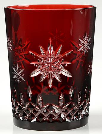 Snowflake Wishes Ruby Joy Double Old Fashioned w/No Charm