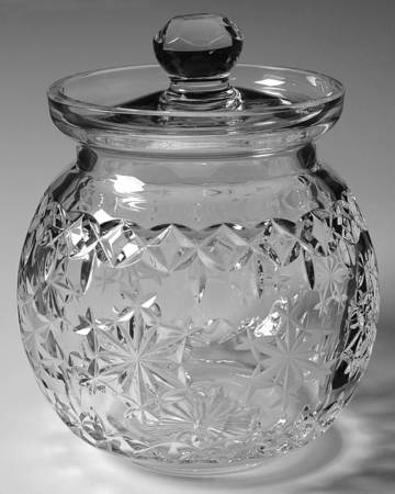 Snowflake Wishes Biscuit Barrel & Lid No Charm