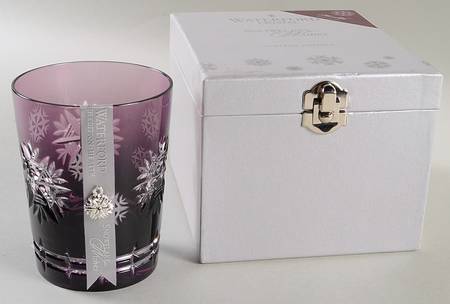 Snowflake Wishes (Box) Health Amethyst Dbl Fashion w/Bracelet Charm by Waterford Crystal