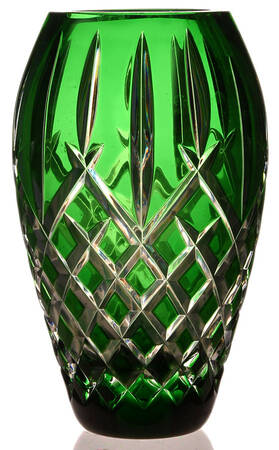 Araglin Prestige (Cased Green) 7" Flower Vase