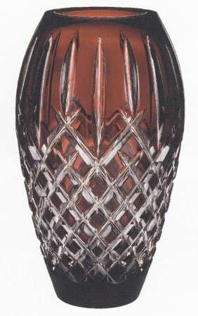 Araglin Prestige (Cased Ruby) 9" Flower Vase
