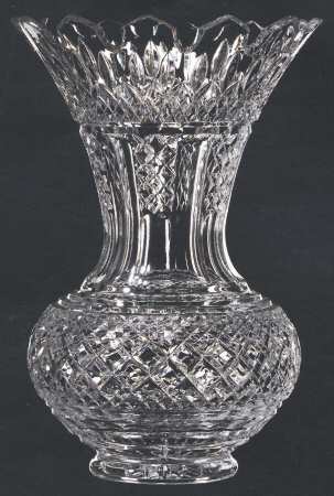 House of Waterford Lismore Collector 13" Lismore Chapel Vase