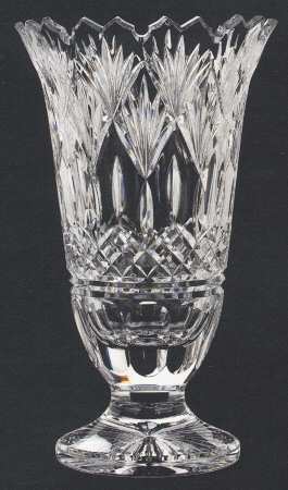 House of Waterford Lismore Collector Lismore Gate Footed Vase
