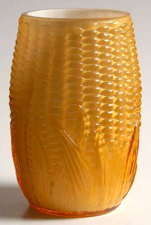 Maize Amber by L G Wright Glass