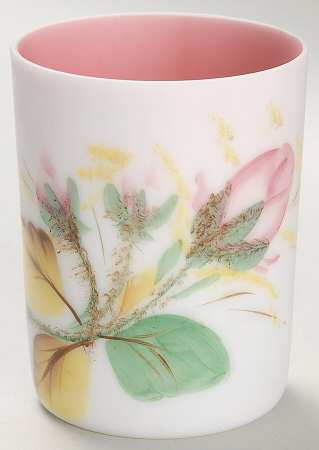 Moss Rose by L G Wright Glass