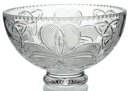 Irish Shamrock 12" Footed Bowl