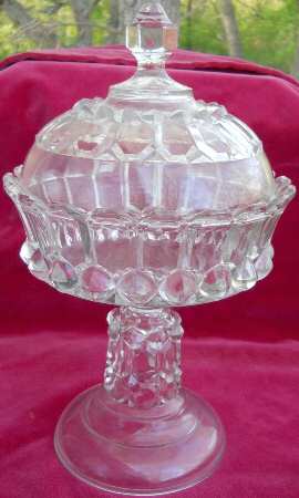 Prism with Ball and Button Compote & Lid