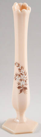Beaded Bouquet on Almond 9" Bud Vase
