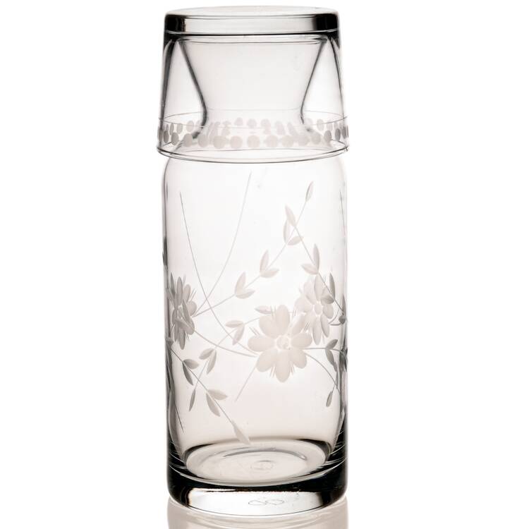 Vintage Etched (2 Piece) Nite Set (Carafe & Tumbler)