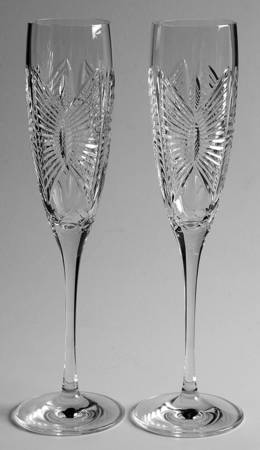 Love Flutes (Set of 2) Fluted Champagne