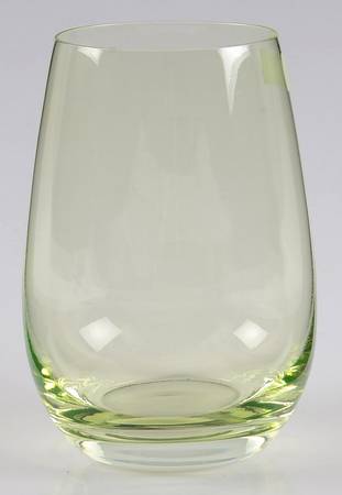 Vintage Ombre Green Stemless Wine