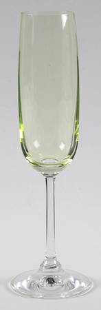 Vintage Ombre Green Fluted Champagne