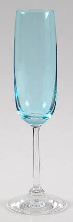 Vintage Ombre Aqua Fluted Champagne